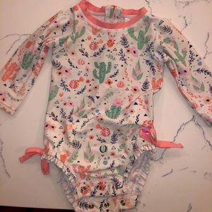 Ruffle Butts desert blossoms bathing suit